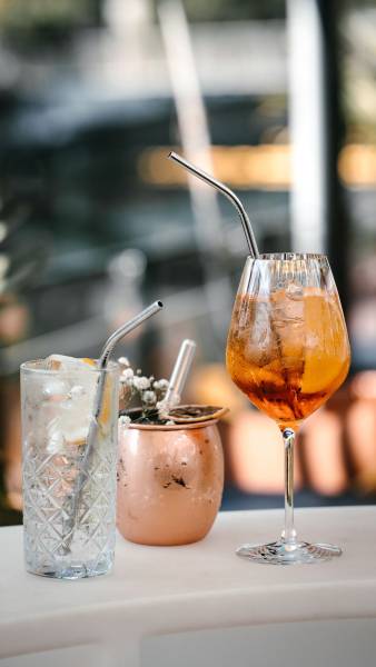 Les après midi en terrasse pour boire un verre au Blue Flamingo à Strasbourg