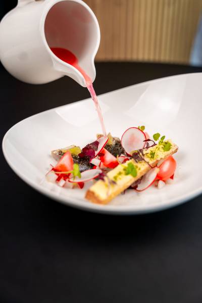 Le Blue Flamingo propose une cuisine créative, saine et équilibrée