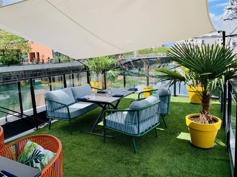 La meilleure terrasse de Strasbourg est au Blue Flamingo