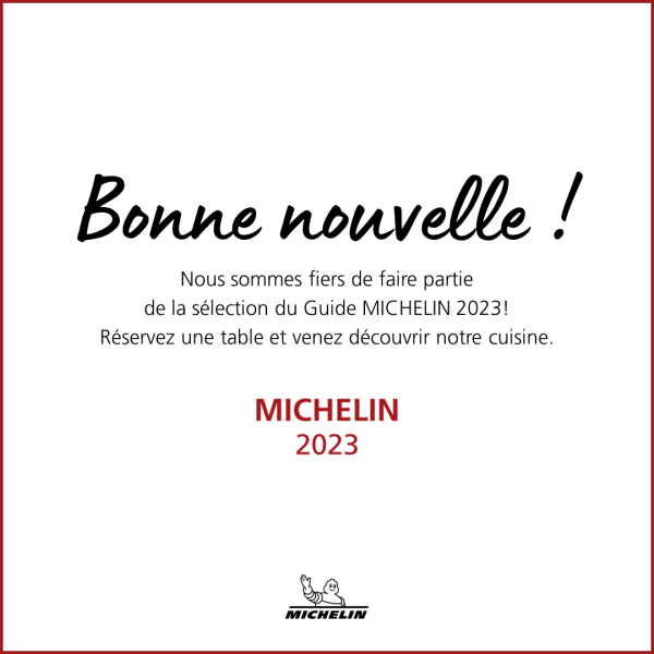 Le Blue Flamingo fait partie des restaurants recommandés par le Guide Michelin !